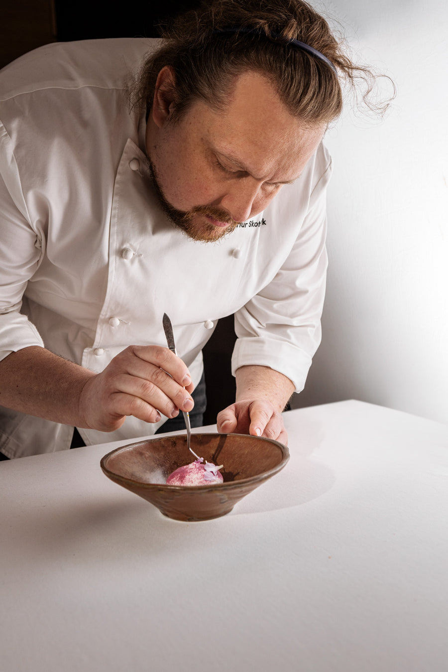 Présentation gastronomique autour du caviar